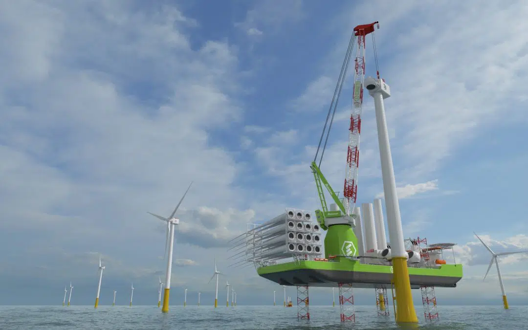 Huisman signs 2,600MT Leg Encircling Crane contract for Eneti’s second wind turbine installation vessel