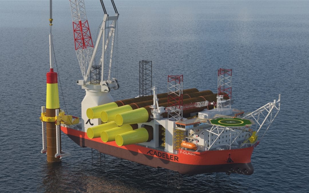 NOV awarded equipment package and design license contracts for Cadeler’s first  jack-up foundation installation vessel
